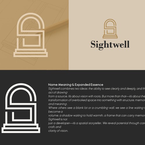 Design a Timeless Logo for Sightwell — A Place-Rooted Creative Developer Design by S H A Y