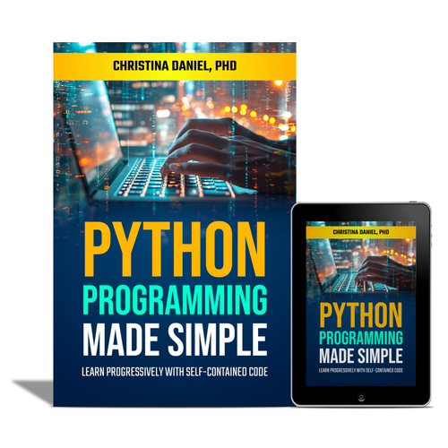 eBook Cover Design for "Python Programming Made Simple" Design by Agel Studio