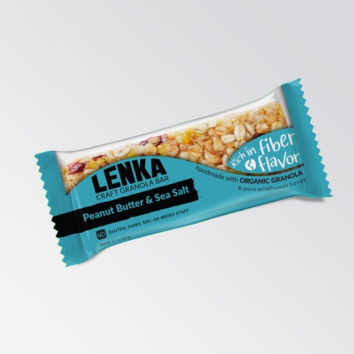 Craft Granola Bar Packaging for Millennials Design réalisé par Shisiouk