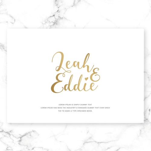 Wedding Monogram Logo Design by Creago