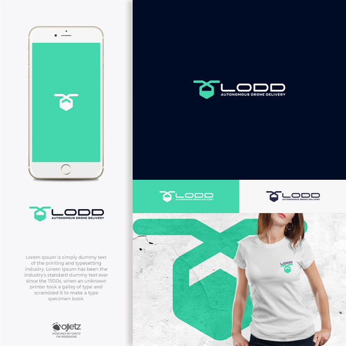 lodd - Design the modern logo of a drone delivery services venture Design by ojietz