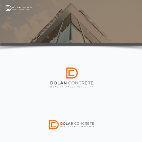 Dolan Concrete Logo Design by Psyraid™