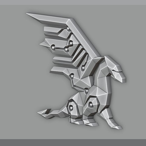 Design 3D Dragon Rendering di vm_creative