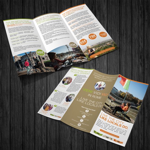 Let's venture togheter to create a charming brochure about the MIGHT OF ROME. Are you a REaL roman? Design by shoosh75