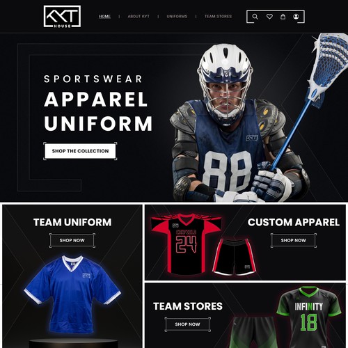 KYT House - Apparel Co Website Design Design by Webenix Solutions