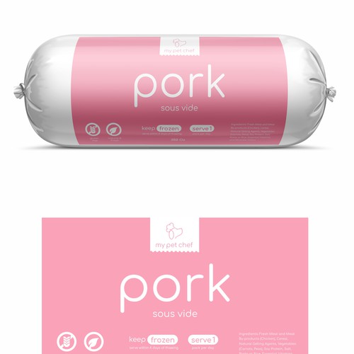 Premium Fresh Dog Food Design by Sukira