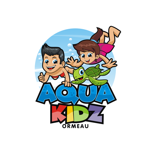 Design Learn to swim for 3 month olds up to squad level swimming. Focus on fun and young children/babies por .m.i.a.