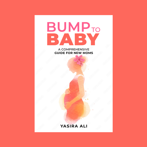 Design a pregnancy book cover for first time moms Diseño de cebiks