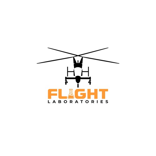 Helicopter logo for an aviation company Diseño de fier