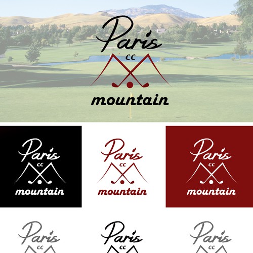 Refine an 80-yr old logo for Paris Mountain Country Club Design by S.C.C.