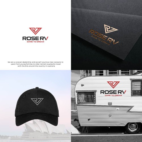 SOPHISTICATED LOGO FOR LUXURIOUS CARAVAN COMPANY Design by pixelamazers