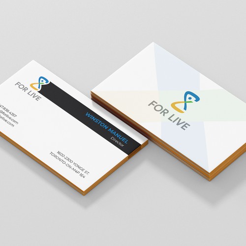 Design a suitable business card for 'For Life' Design by Birendra Chandra Das