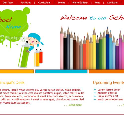 1-3 Page Website Template Design von ashishj
