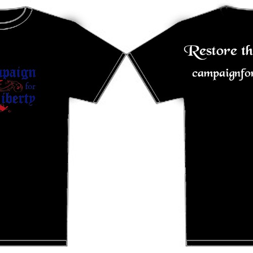 Campaign for Liberty Merchandise Design por xrazorwirex