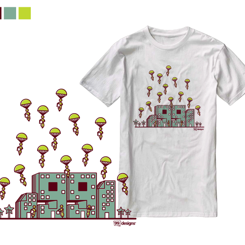 Create 99designs' Next Iconic Community T-shirt Design by cissy ( Qilart )