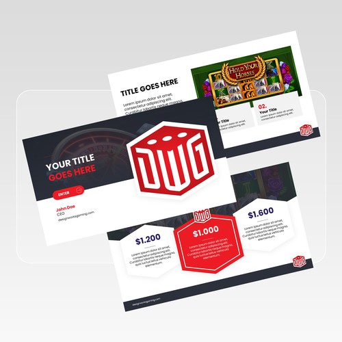 Designs | DWG PowerPoint Template for Gaming Company | PowerPoint ...