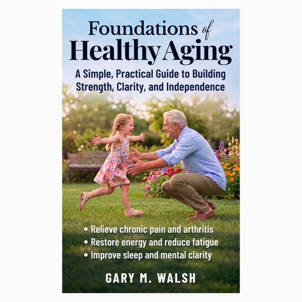 Design by Mazsan titled "Foundations of Healthy Aging - eBook Cover"
