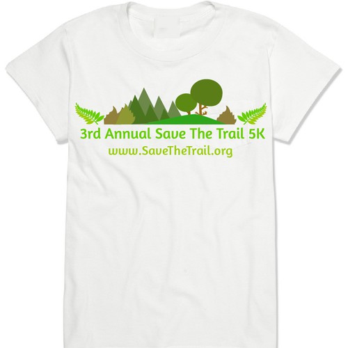 New t-shirt design wanted for Friends of the Capital Crescent Trail Réalisé par Florin500