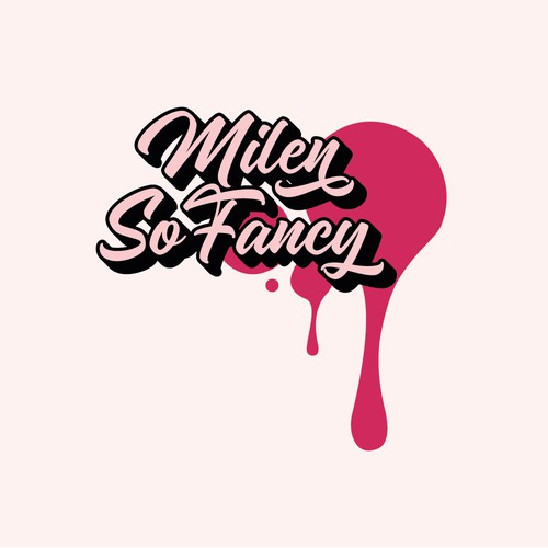 Milen So Fancy Logo Design Diseño de MW Logoïst♠︎