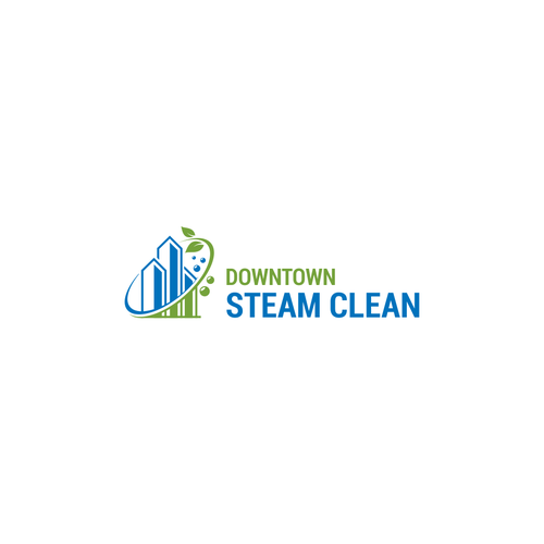 Create an eye catching logo for an innovative new steam cleaning company Réalisé par anggastrwn