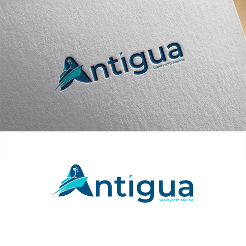 Logo for Antigua Superyacht Marina Design by SitcyArt