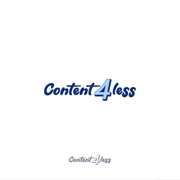 Design by Kafi NumLock titled "Content4less Logo"