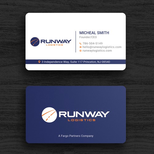 Runway Logistics Business Card Design by Roni_