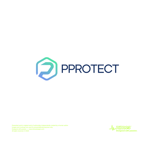 PPROTECT (Phone protect logo) (mobile cases and screen protectors) Design by nmxdesigns™