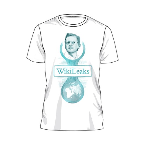 New t-shirt design(s) wanted for WikiLeaks Diseño de rulasic
