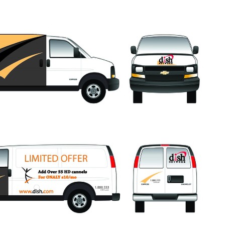 V&S 002 ~ REDESIGN THE DISH NETWORK INSTALLATION FLEET Design por splendid node