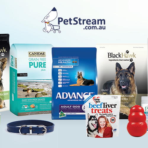 EASY facebook cover photo for an ONLINE PET STORE. Design by LawrenceRed