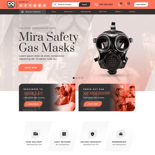 Ecommerce website design