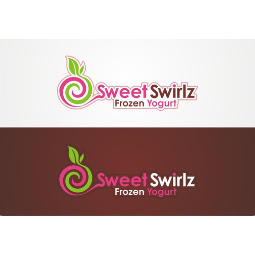 Frozen Yogurt Shop Logo Design von Lentera