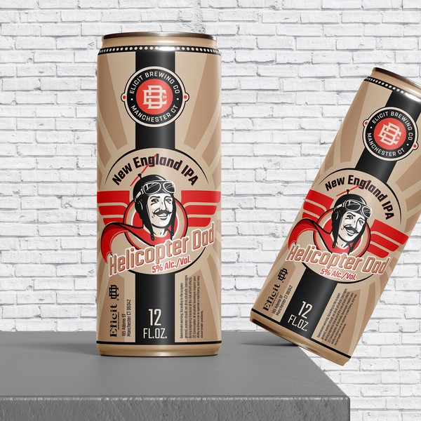 Design by Kasia Zwiech titled "Beer label design"