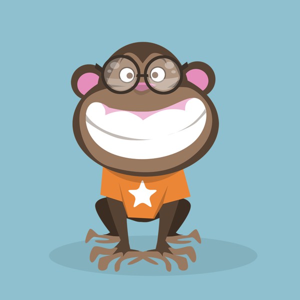 Design by alemi titled "Create a cheeky monkey mascot"