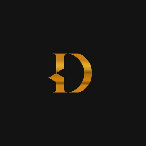 KD Monogram Logo Design by agamodie