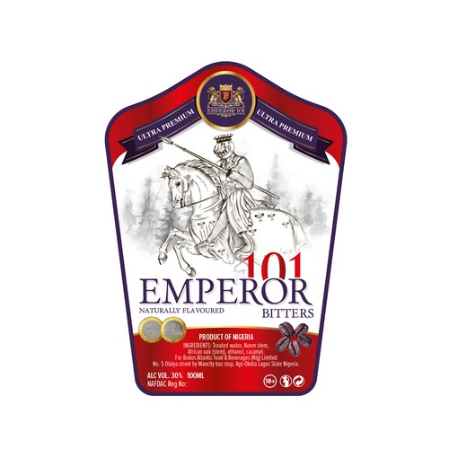 An eye catching label design Design by laudes