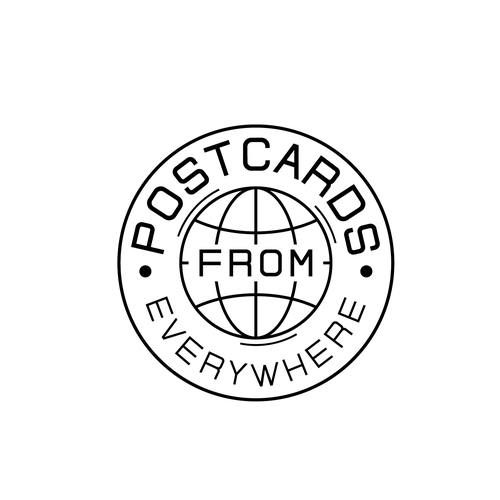 Postcards from Everywhere Logo Design by Branka lvdl