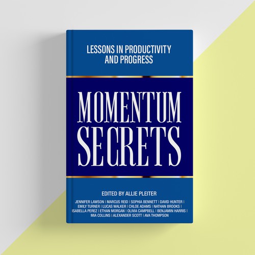 Create a cover for a book about Lessons in Productivity and Progress Design by ShahbazQamar