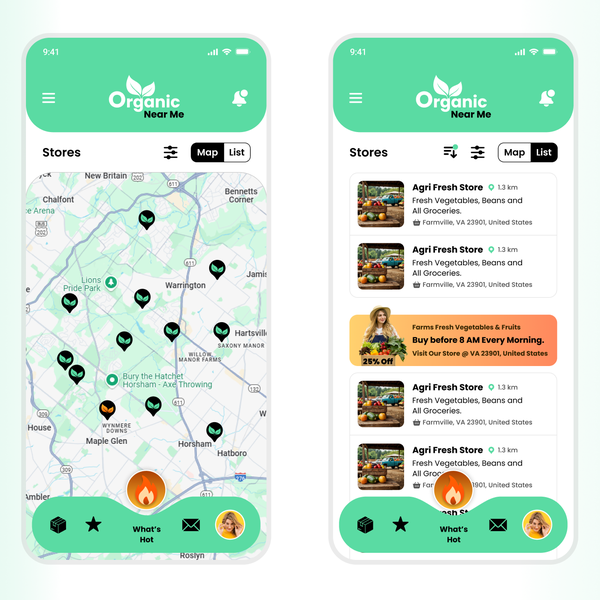 Organic Vegetable & Fruits