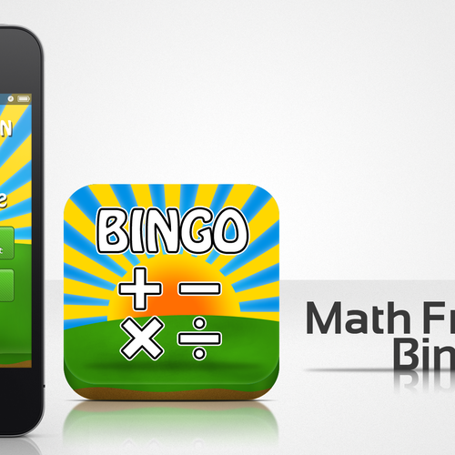 Help Math Fraction Bingo with a new app design Diseño de Timothy :)