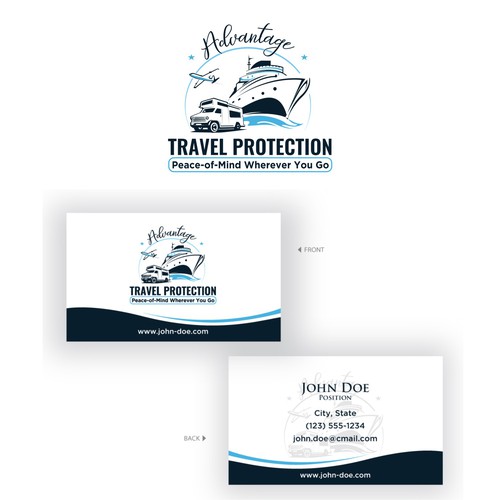 Logo and Biz Cards for Travel Company Design by monalishas