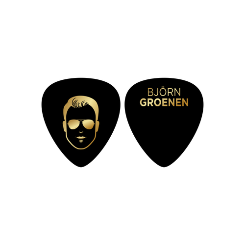 GUITAR PICK DESIGN PROFESSIONAL ARTIST Design by pitulastman