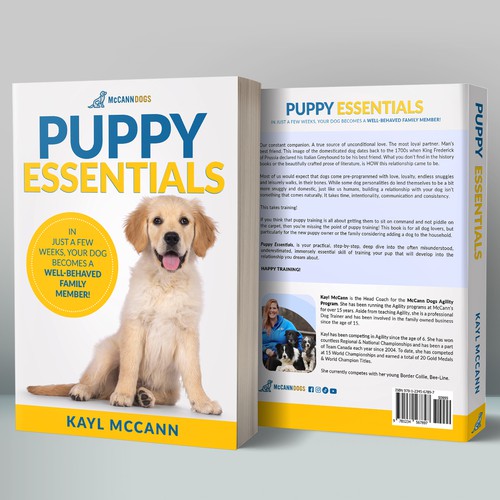 Cute puppy behaving badly for book cover Design by iDea Signs