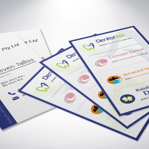 Design create professional cards for our dental business di grintdeveraux