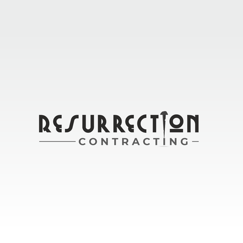 "Reborn To Build" construction company logo. Design by Gaurav S ♈