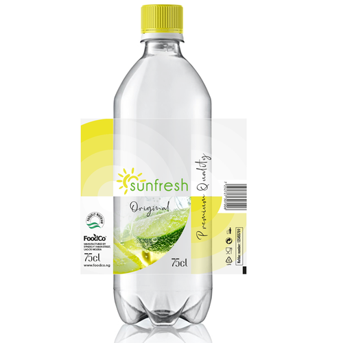 Fresh, Unique Bottle Water Design Design by Pure-Design
