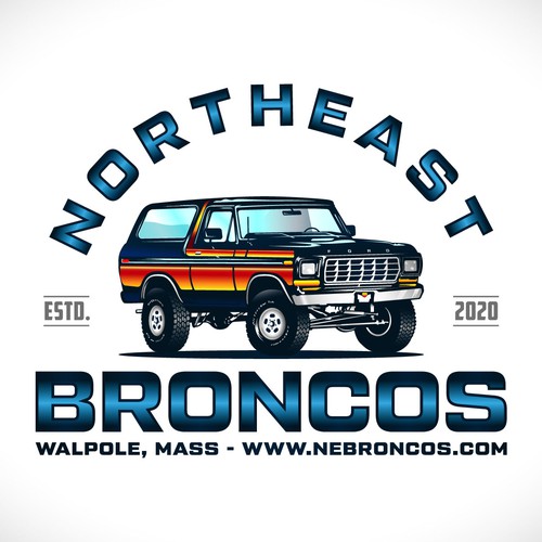 2021 Ford Bronco Front End Silhouette T-shirt 