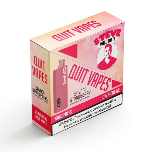 Quit Vape Package for disposable vape device Design by SONUPARMAR