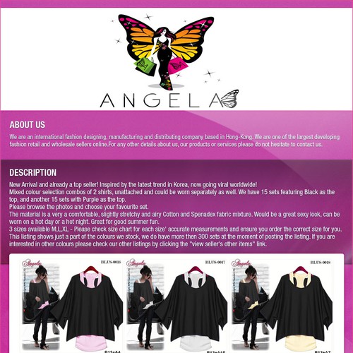 Help Angela Fashion  with a new banner ad Diseño de MotiifDesign